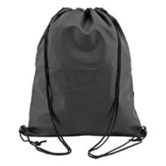 Hit 2-pocket Drawstring Backpack Red Black - Picture 5 of 5
